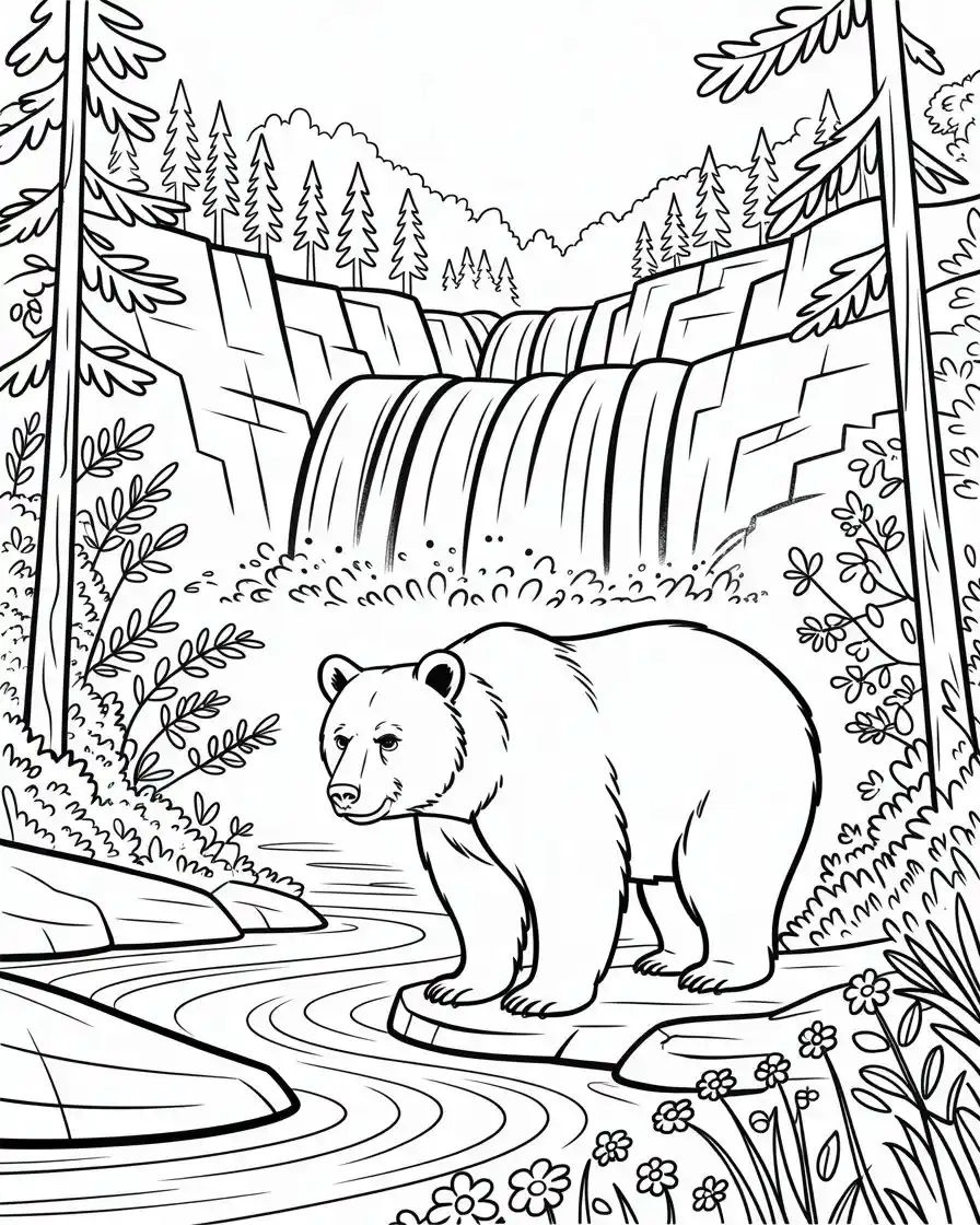 bear coloring pages