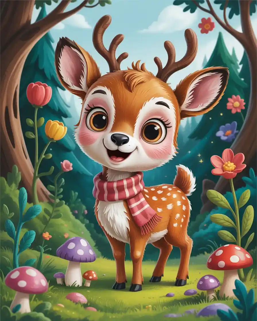 Deer Sketching Pages