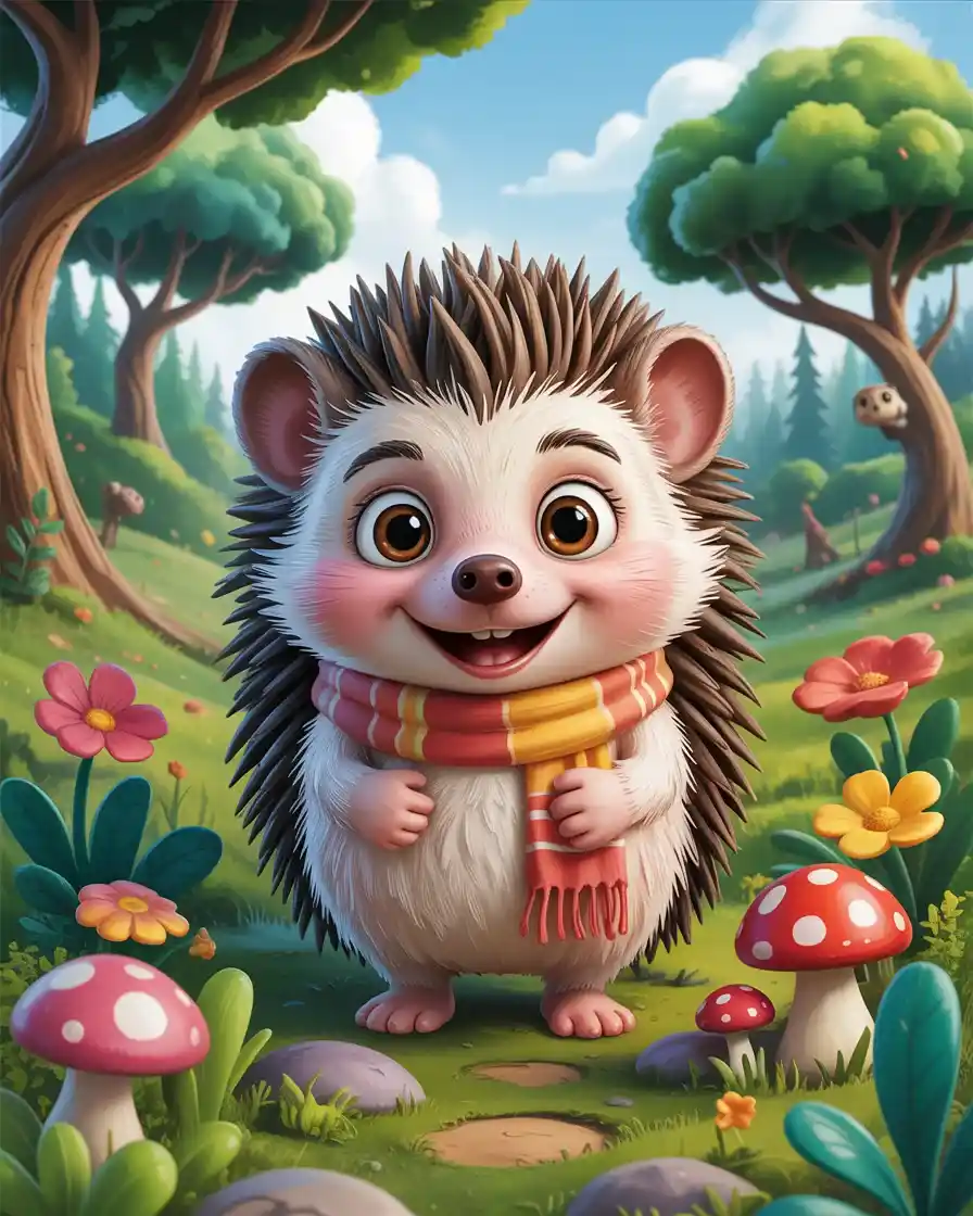 Hedgehog Coloring Sheets