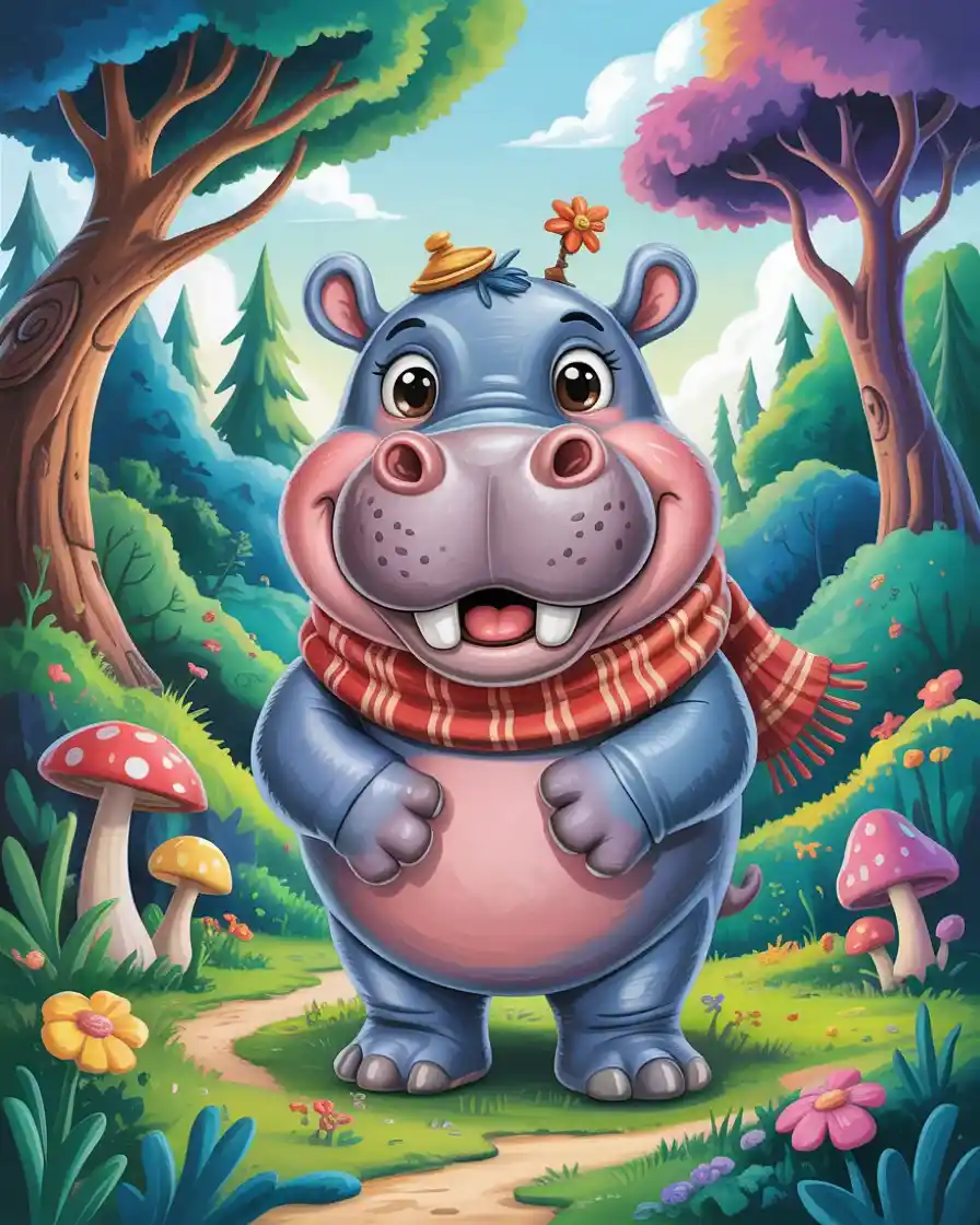 Hippopotamus Drawing page