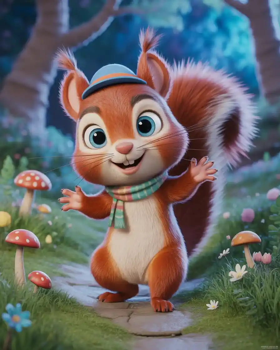 Squirrel Coloring Pages