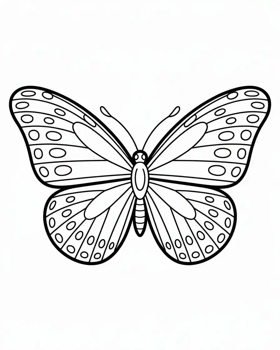 butterfly coloring page