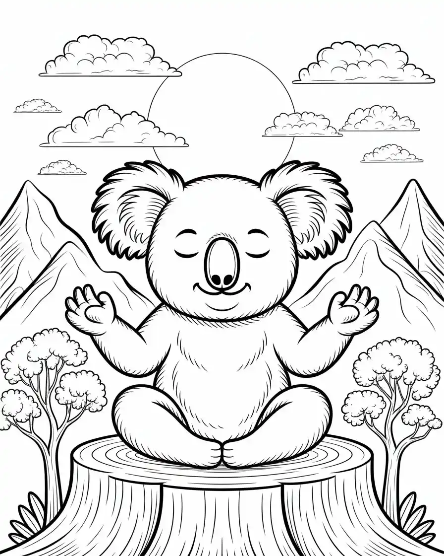koala coloring pages