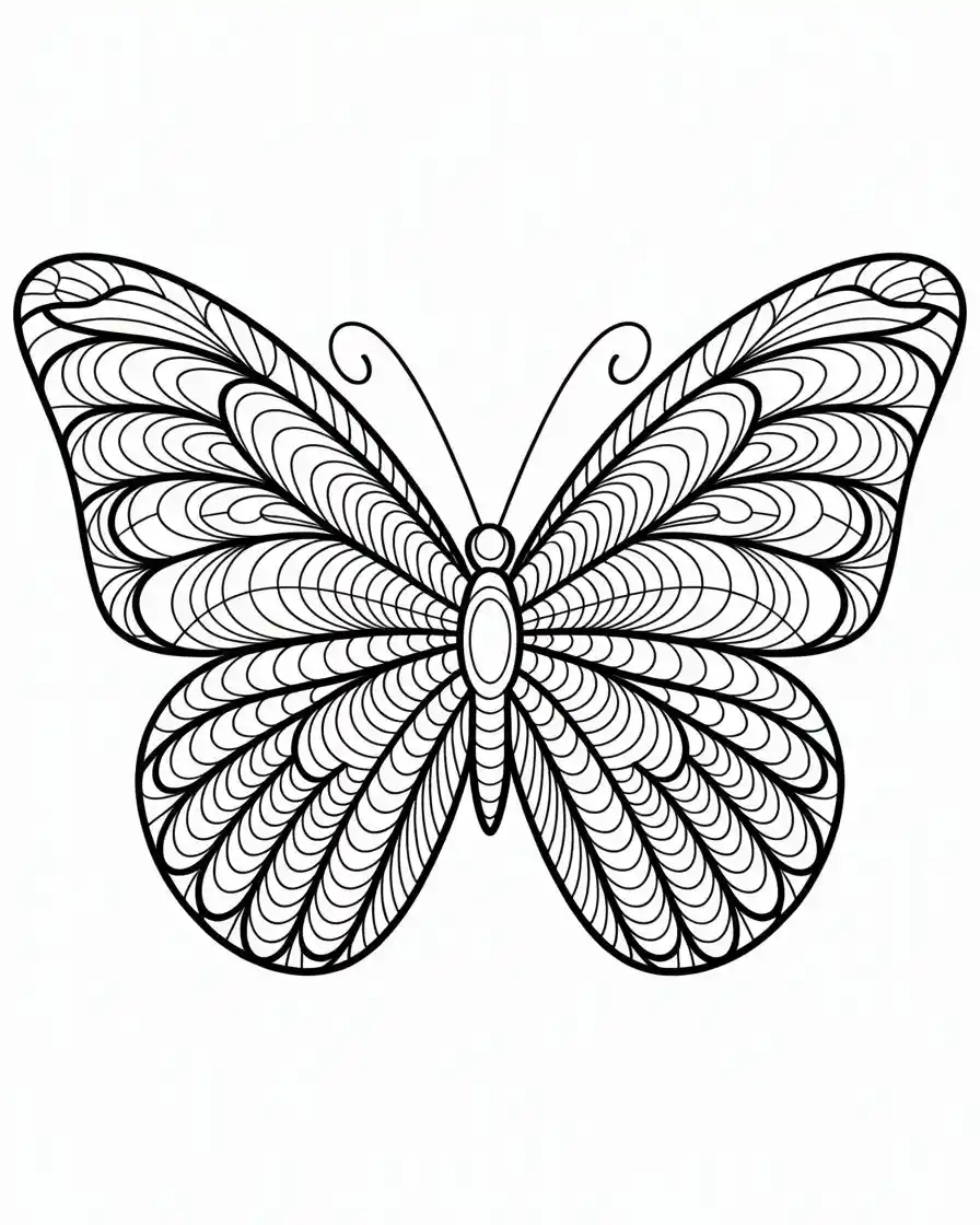 butterfly coloring pages
