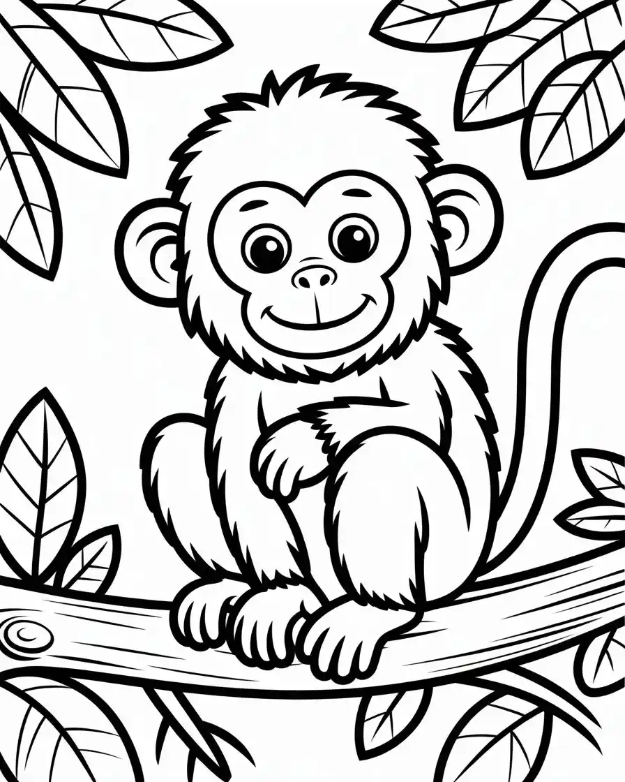 golden snub nosed monkey coloring