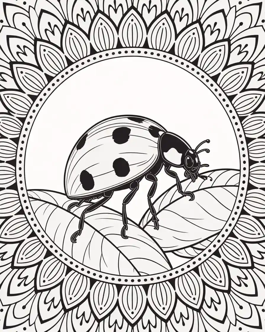 ladybug coloring page
