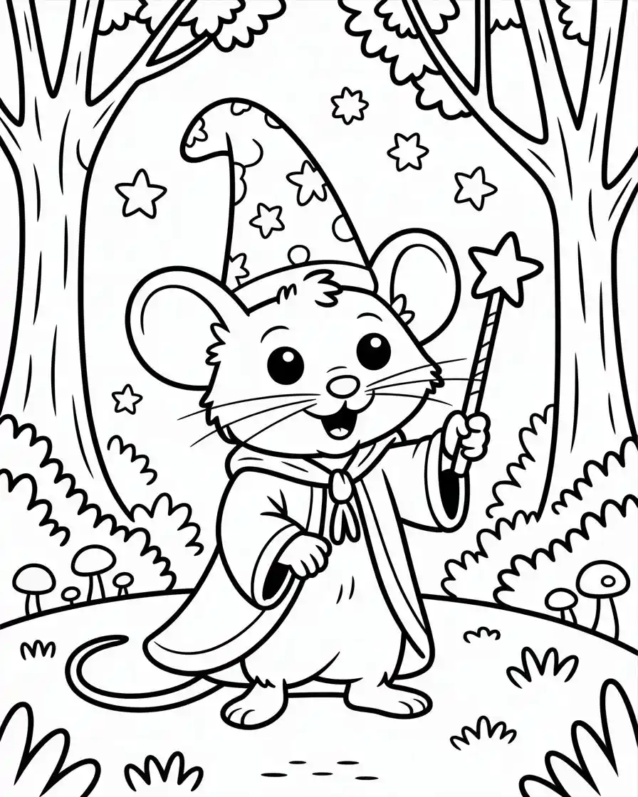 Mickey Mouse Coloring Pages 