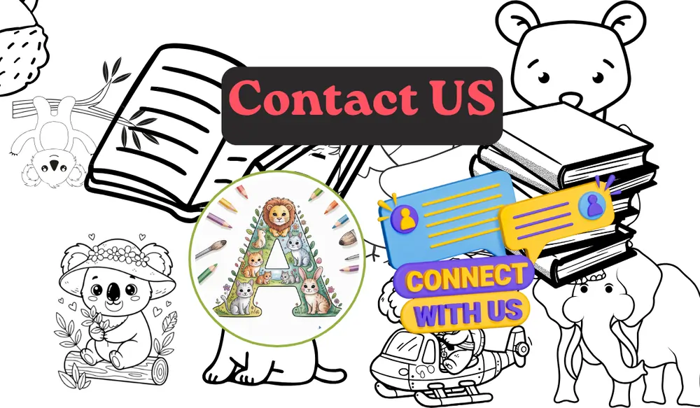 contact us animal coloring pages