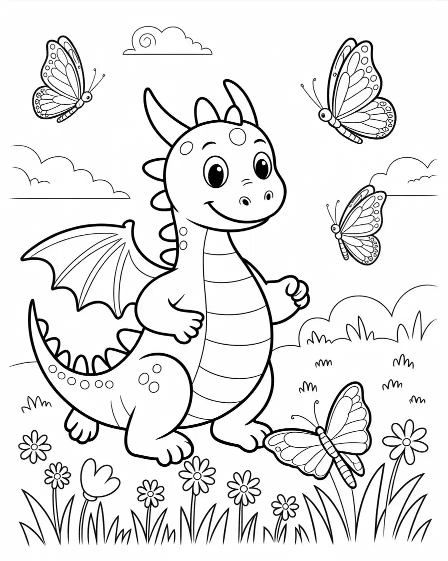 butterfly dragon meadow