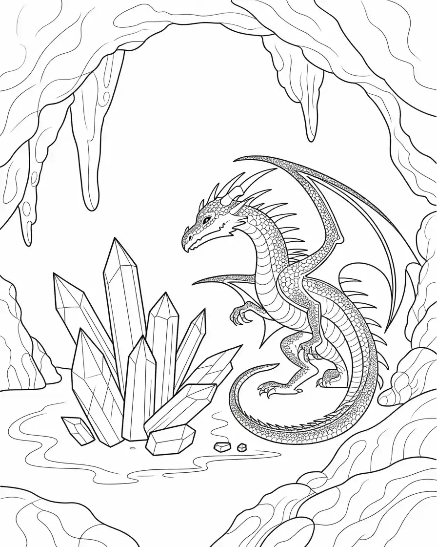 crystal cave dragon