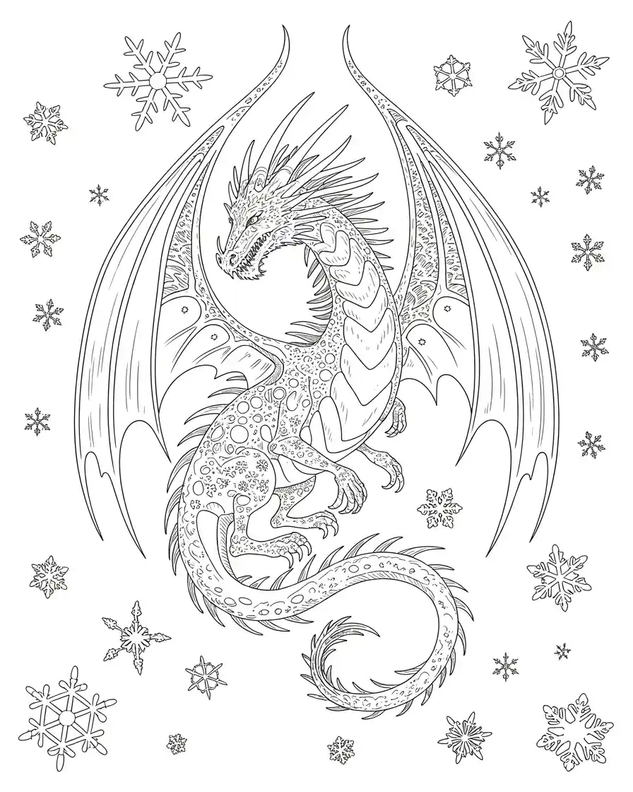 ice crystal dragon