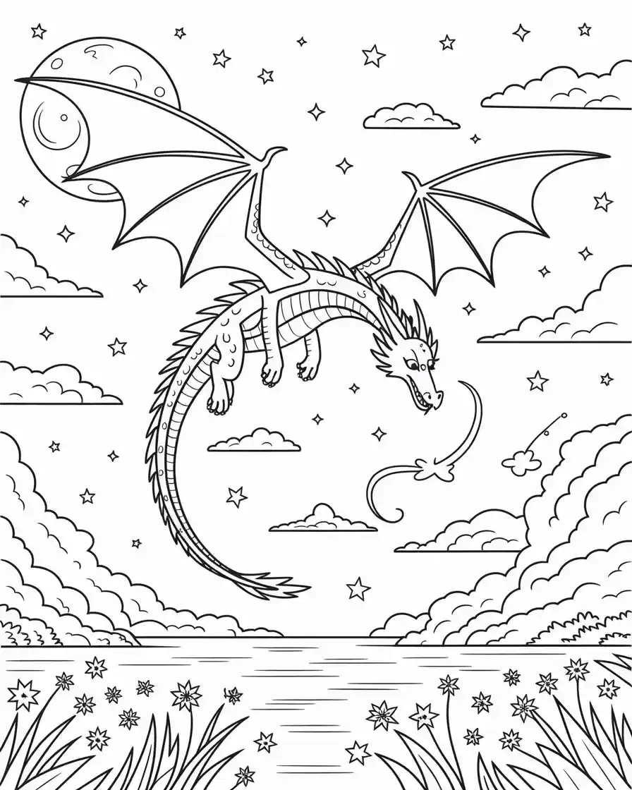 moonlight flying dragon