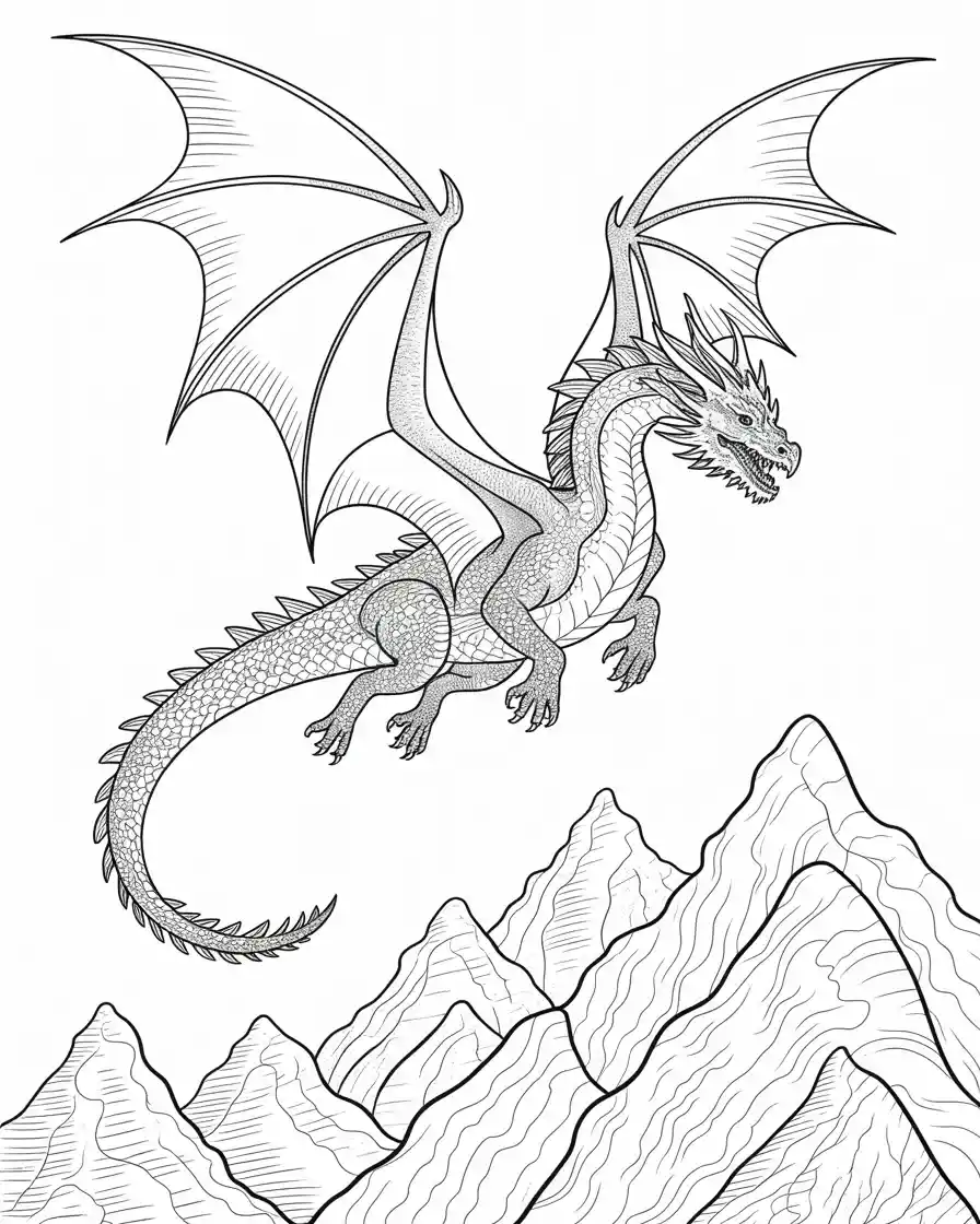 mountain flying dragon