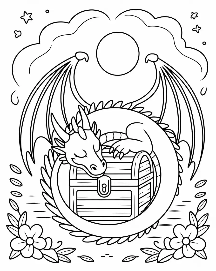 sleeping treasure dragon