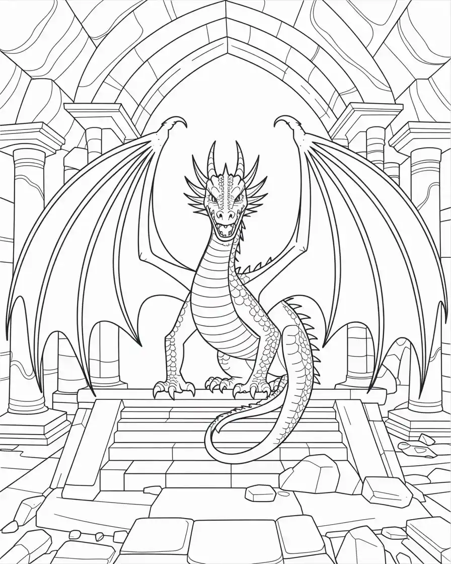 temple ancient dragon