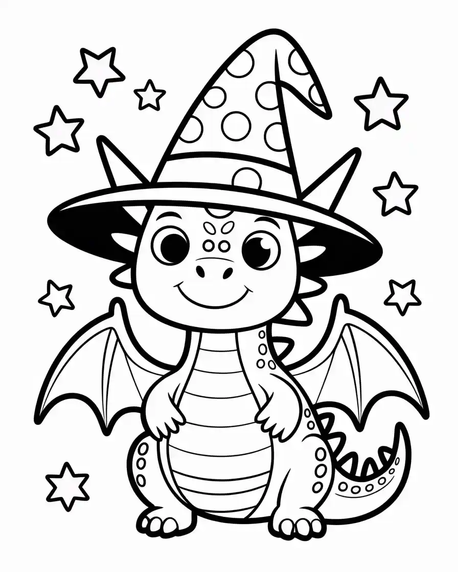 wizard hat dragon